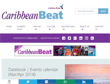 Tablet Screenshot of caribbean-beat.com